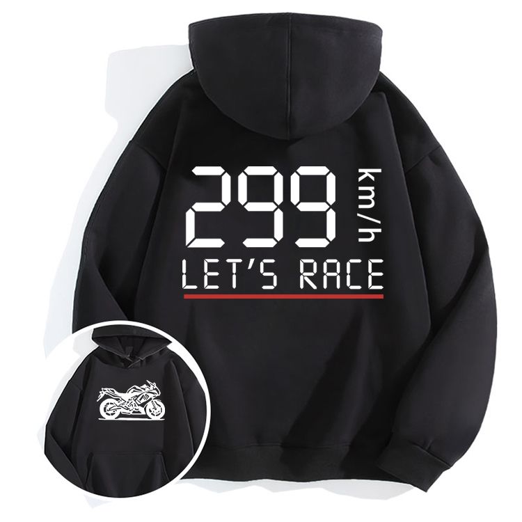 Motorcycle Gear Hoodie - الموضة الأمريكية الرجعية دراجة نارية تسريع