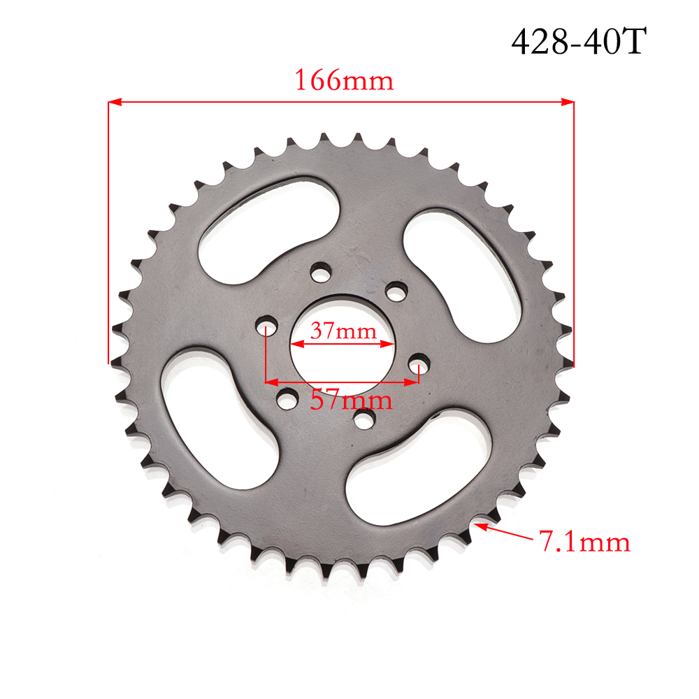 USERX عجلة سلسلة أمامية وخلفية - مراجعة Motorcycle Gear Ratio وسعره