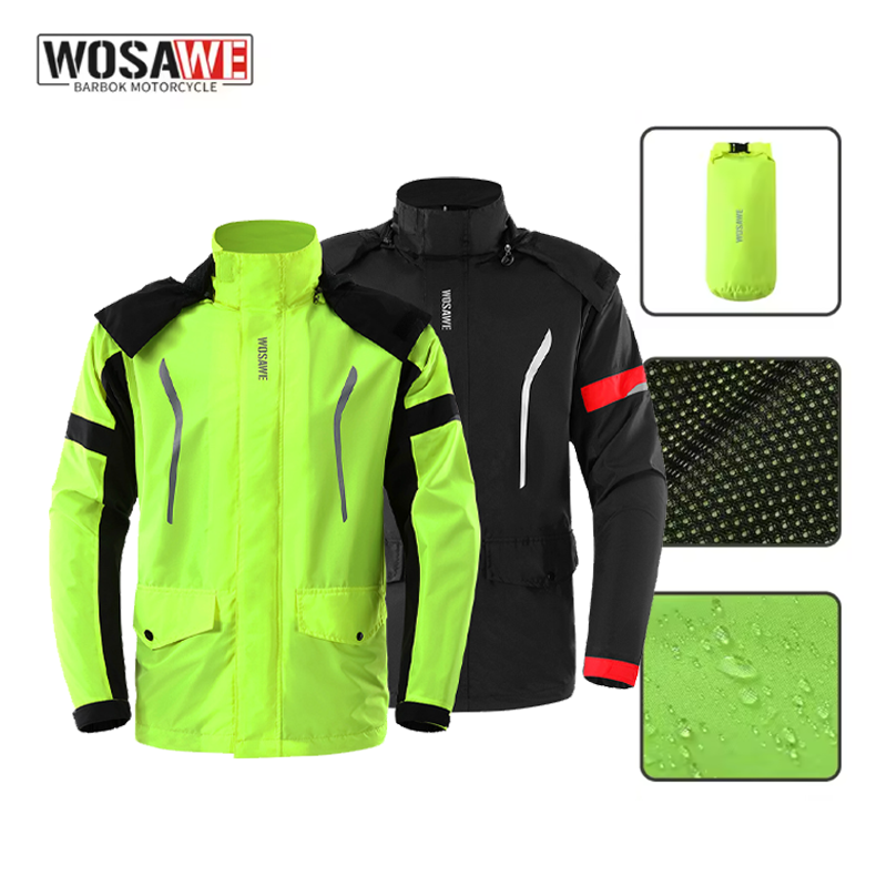 سترة واقية من المطر للدراجات ا - مراجعة Motorcycle Gear Hoodie وسعره
